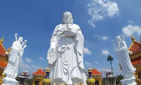 Chùa ở An Giang có tượng Phật Tổ lớn